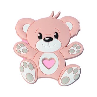 Beissfigur: Bär · rosa