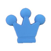 Motivperle Krone · blau 1
